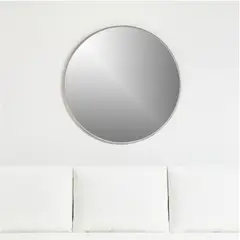 CRATE & BARREL - Espejo de Pared Redondo Edge 91cm