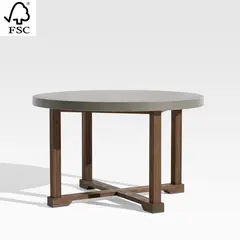 CRATE & BARREL - Mesa De Comedor Abaco Para Terraza 4 Puestos