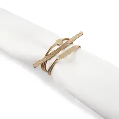 CRATE & BARREL - Juego de 3 Aros para Servilletas Dainty