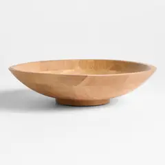 CRATE & BARREL - Bowl Madeira de Servir de Madera