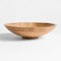 CRATE & BARREL - Bowl Madeira de Servir de Madera