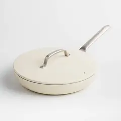 CRATE & BARREL - Sartén de Cerámica Antiadherente con Tapa EvenCook 30cm