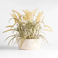 CRATE & BARREL - Pasto Sintético Decorativo En Maceta