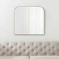 CRATE & BARREL - Espejo de Pared en Arco Edge 86x91cm