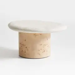 CRATE & BARREL - Mesa Auxiliar Sassolino