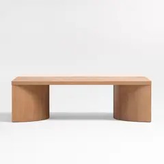 CRATE & BARREL - Mesa De Centro Virage 137cm