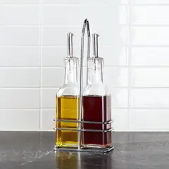 CRATE & BARREL - Juego de Aceitera y Vinagrera