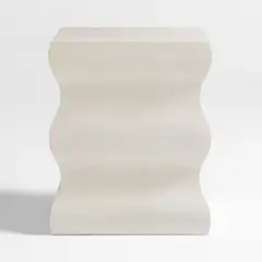 CRATE & BARREL - Mesa Auxiliar Onda