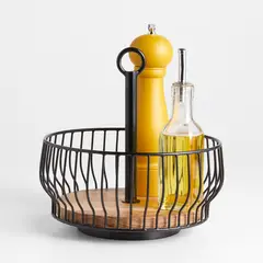 CRATE & BARREL - Porta Condimentos Cora Giratorio
