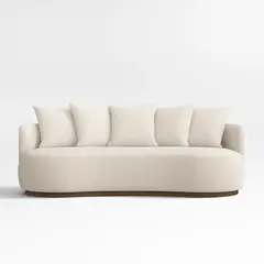 CRATE & BARREL - Sofá Martina 3 Cuerpos
