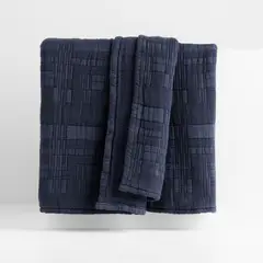 CRATE & BARREL - Manta Geo de Algodón Orgánico