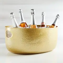CRATE & BARREL - Cubeta Para Bebidas De Cobre Bash