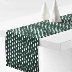 CRATE & BARREL - Camino De Mesa De Árboles Navideños 229cm