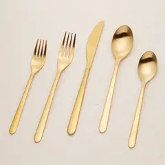 CRATE & BARREL - Juego 20 Piezas De Cubiertos Jasper