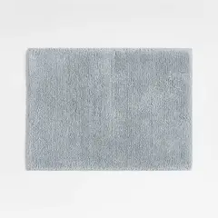 CRATE & BARREL - Alfombra de Baño Rylan Azul 46x61cm