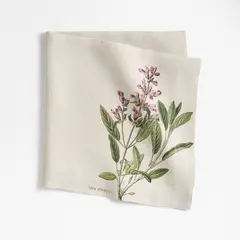CRATE & BARREL - Servilleta Marin Flower