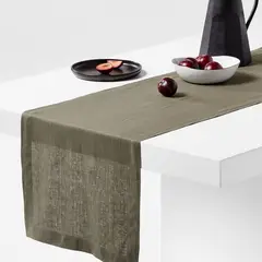 CRATE & BARREL - Camino de Mesa Marin de Lino 305cm