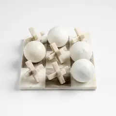 CRATE & BARREL - Tic Tac Toe 3D de Mármol