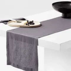 CRATE & BARREL - Camino de Mesa Marin de Lino 305cm