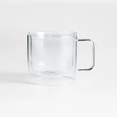 CRATE & BARREL - Mug Zephyr de Vidrio
