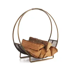 CRATE & BARREL - Portaleña de Latón Envejecido