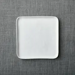 CRATE & BARREL - Plato para Ensalada Cuadrado Mercer