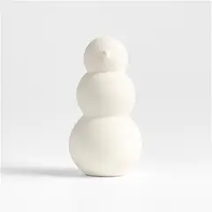 CRATE & BARREL - Muñeco De Nieve Navideño 23cm