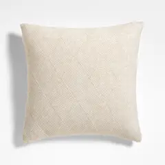 CRATE & BARREL - Funda de Cojín Diamond Knit 51x51cm