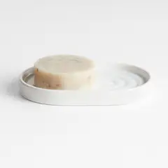CRATE & BARREL - Jabonera o Soporte para Esponja Chet