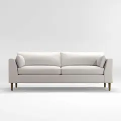 CRATE & BARREL - Sofá Avondale con Patas de Madera de 3 Cuerpos