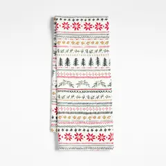 CRATE & BARREL - Secador Fair Isle Navideño