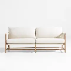 CRATE & BARREL - Sofá Fen Para Exterior 196cm
