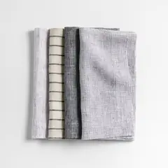 CRATE & BARREL - Set De 4 Paños De Cocina Suits