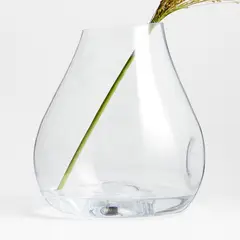 CRATE & BARREL - Florero Regen De Vidrio 38cm