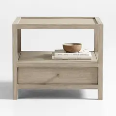 CRATE & BARREL - Mesa Auxiliar Keane