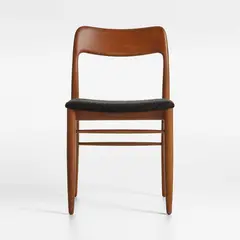 CRATE & BARREL - Silla de Comedor Tate Tapizado con Estructura de Madera