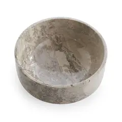 CRATE & BARREL - Bowl de Mármol Flint Gris