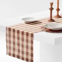 CRATE & BARREL - Camino De Mesa Marin Cuadros 305cm