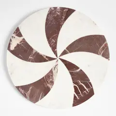 CRATE & BARREL - Fuente De Servir Peppermint Navideña