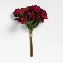 CRATE & BARREL - RAMO AA PEONIAS ROJO