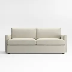 CRATE & BARREL - Sofá Lounge Con Estructura De Madera 3 Cuerpos