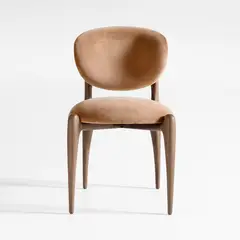 CRATE & BARREL - Silla de Comedor Via Toffee