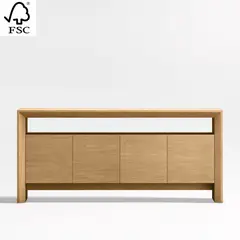 CRATE & BARREL - C ENTRET BAJA 72in NATURAL