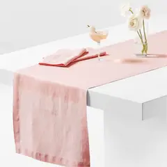 CRATE & BARREL - Camino de Mesa Marin de Lino 305cm