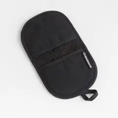 CRATE & BARREL - Sujetador de Ollas de Silicón Negro