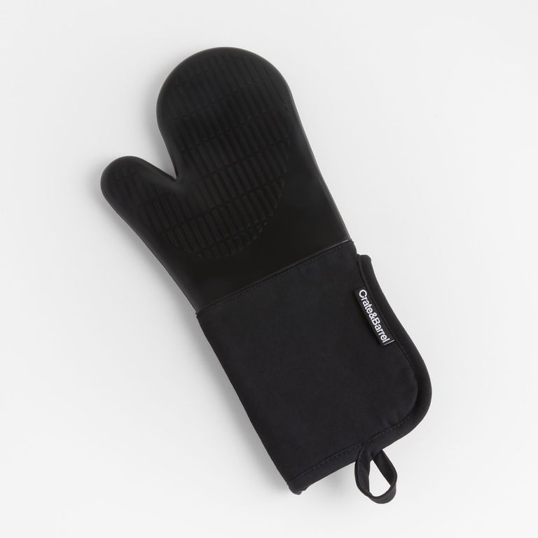Guante de Cocina de Silicón Negro