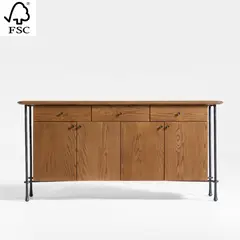 CRATE & BARREL - Aparador Brussels 4 Puertas