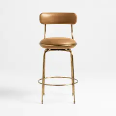 CRATE & BARREL - Silla De Bar Giratoria Bess By Brigette Romanek