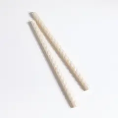 CRATE & BARREL - Set de 2 Velas Twisted 46cm