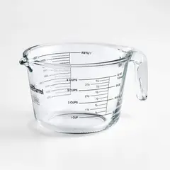 CRATE & BARREL - Taza Medidora de Vidrio